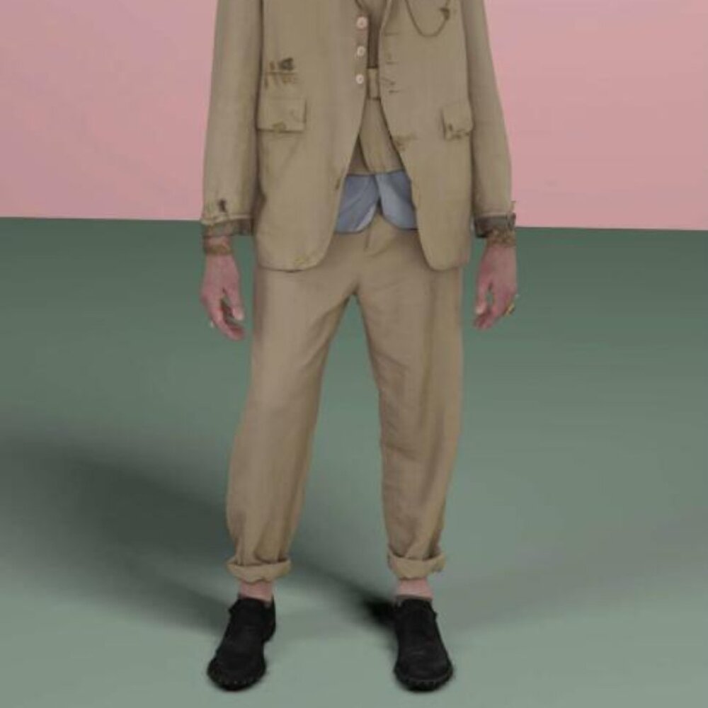 BNWT SS21 UNDERCOVER ELASTICATED LINEN PANTS 2 & 3